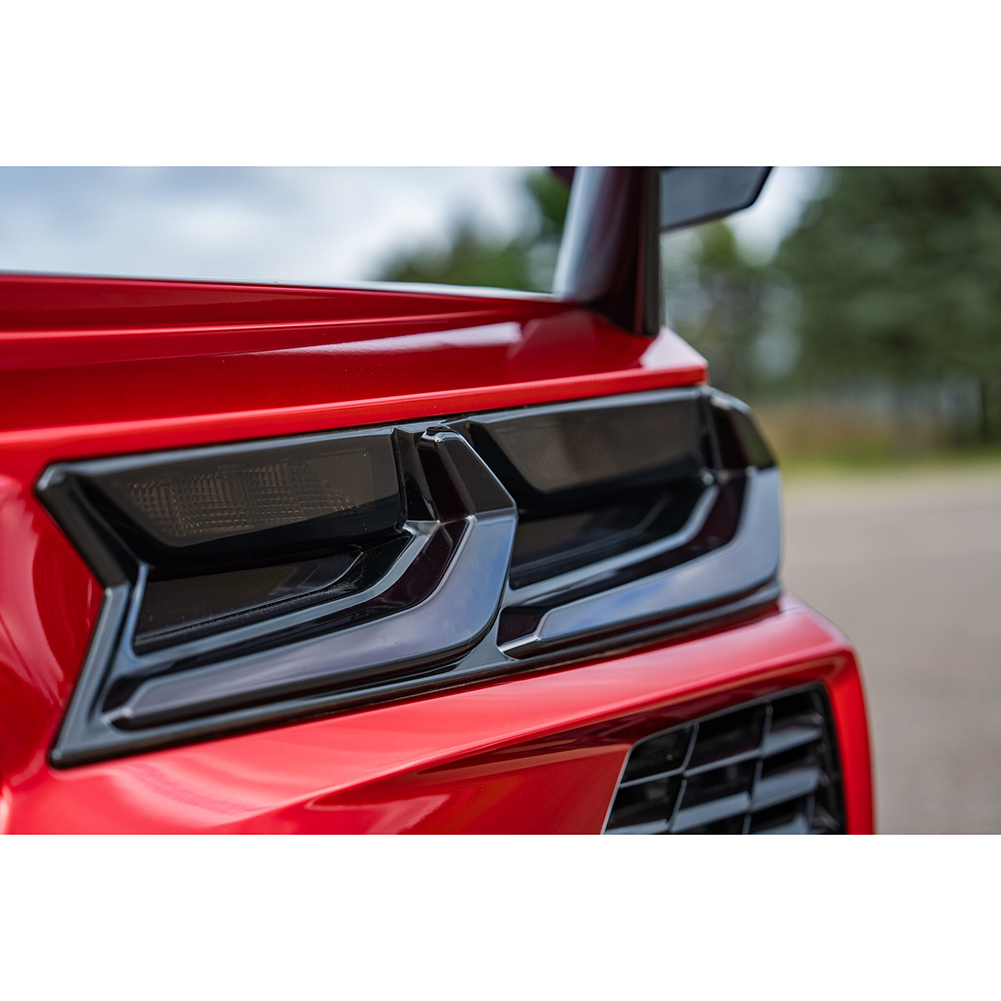 Corvette Rear Tail Light Blackouts - Smoked : C8 Stingray, Z51, Z06, E-Ray, ZR1