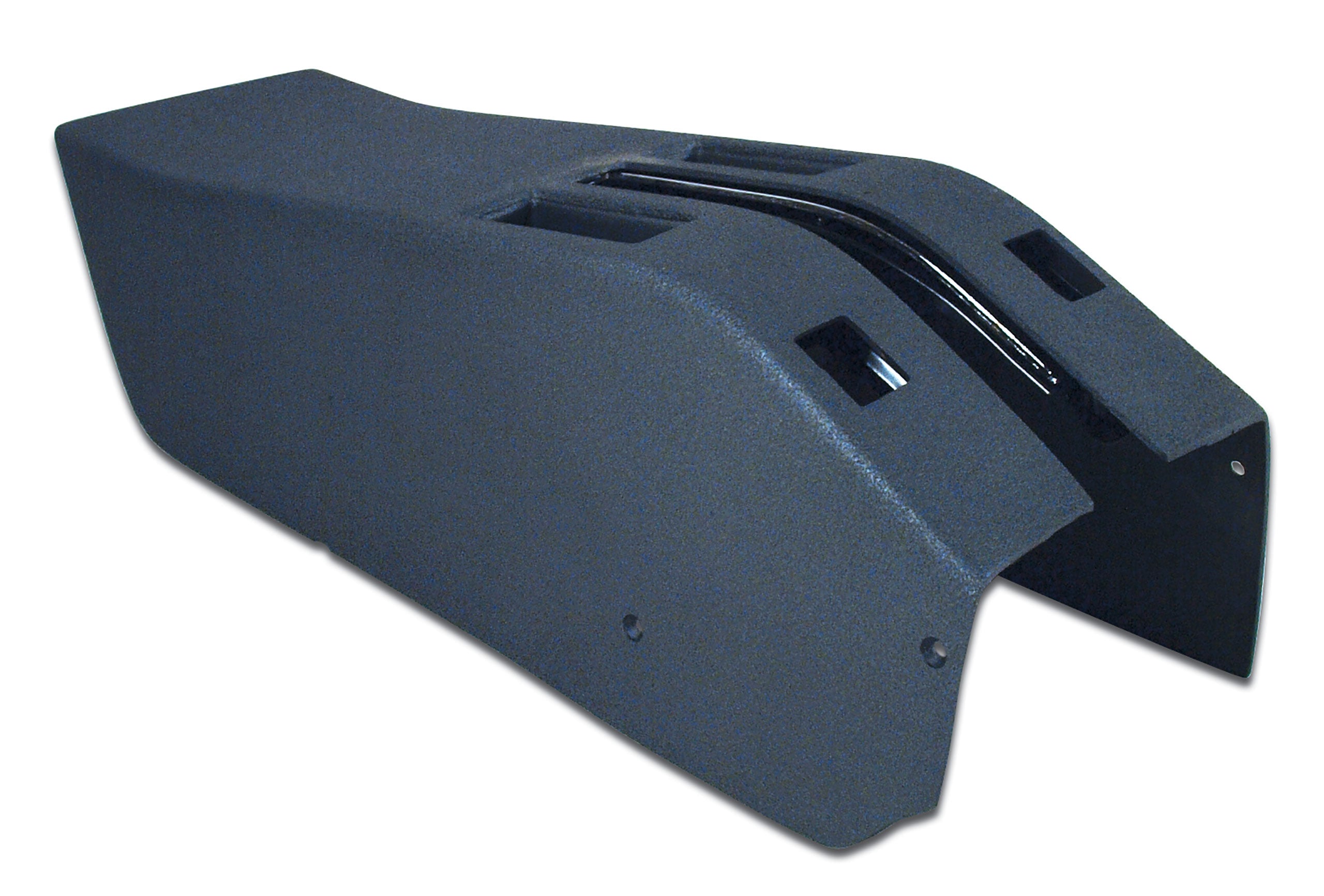 C3 1968 Corvette Park Brake Console W/Power Window Switch Cutouts - Dark Blue