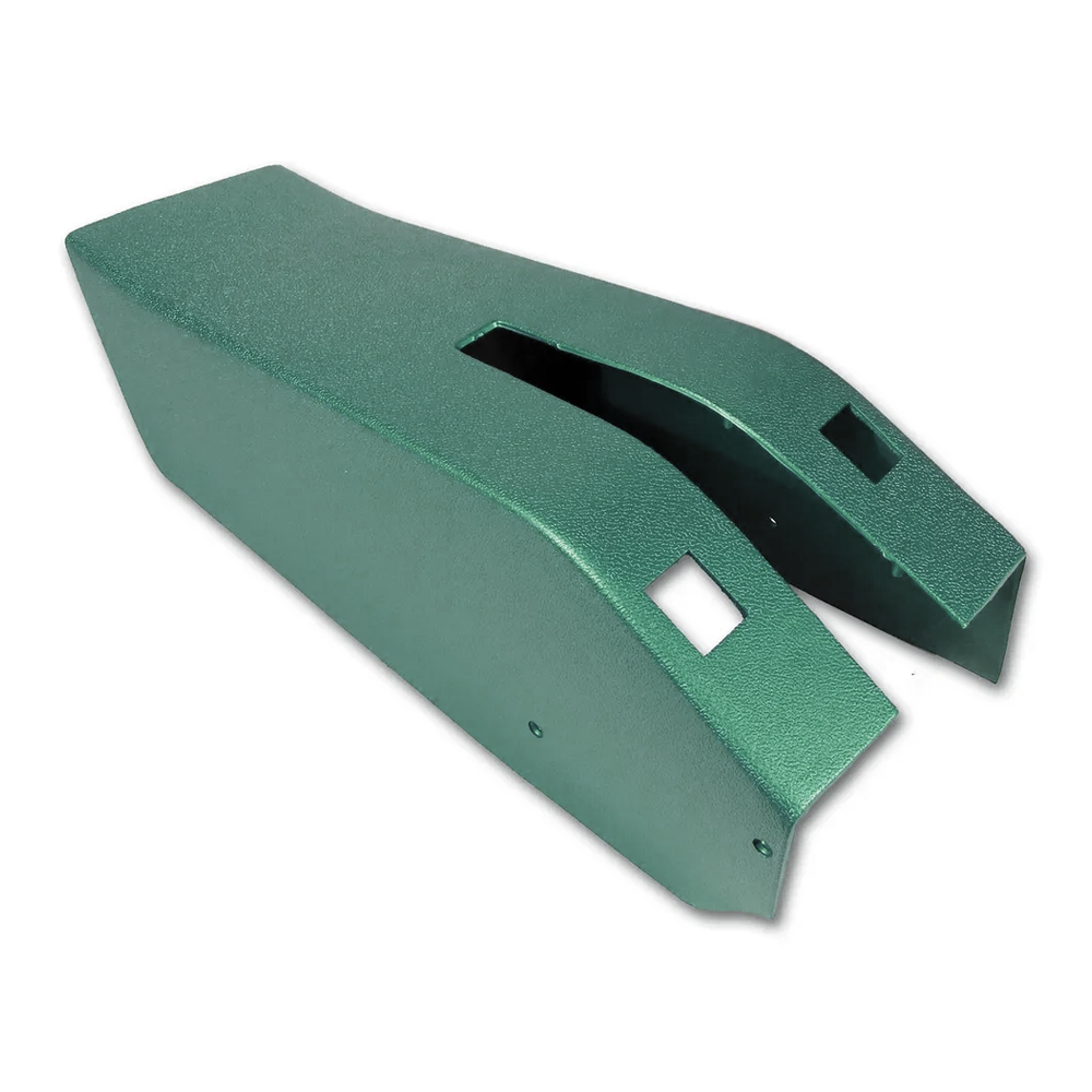 C3 1973-1976 Corvette Park Brake Console W/Power Window Switch Cutouts - ABS Plastic