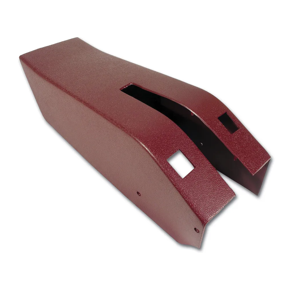 C3 1973-1976 Corvette Park Brake Console W/Power Window Switch Cutouts - ABS Plastic