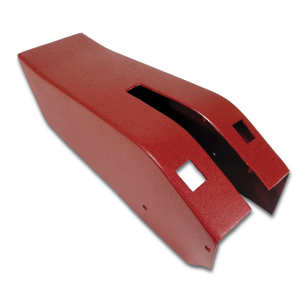 C3 1973-1976 Corvette Park Brake Console W/Power Window Switch Cutouts - ABS Plastic