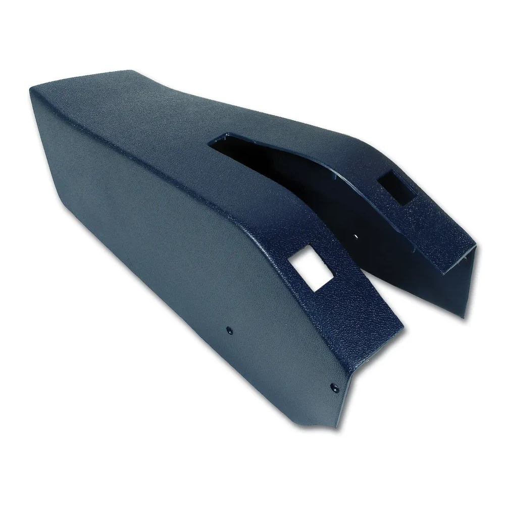 C3 1973-1976 Corvette Park Brake Console W/Power Window Switch Cutouts - ABS Plastic
