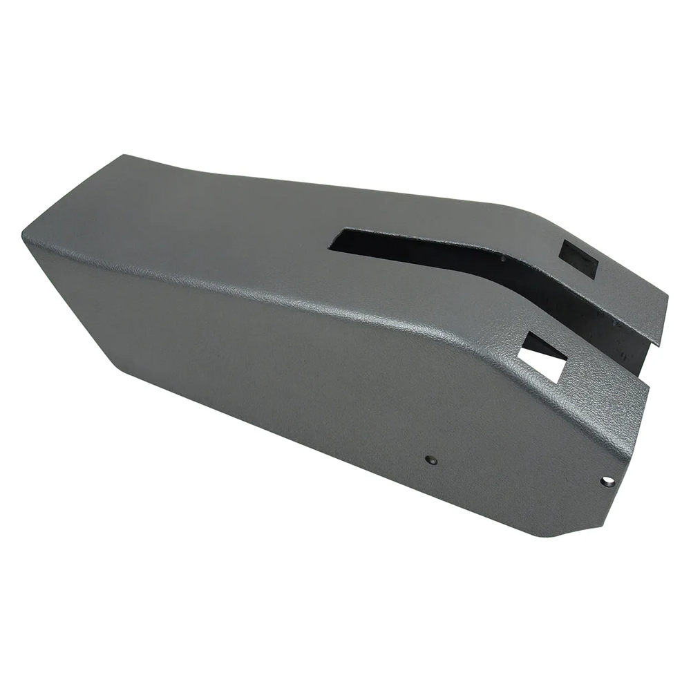 C3 1969 Corvette Park Brake Console W/Power Window Switch Cutouts - ABS Plastic