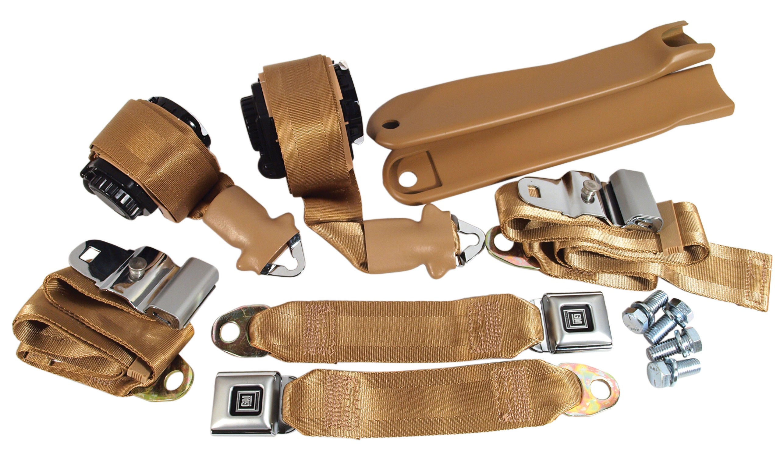 C3 1970-1971 Corvette Seat Belts, Lap & Shoulder - Saddle