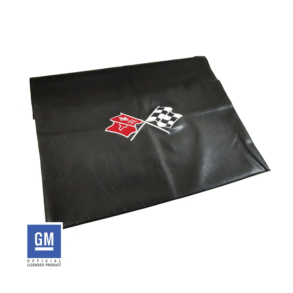 C3 1968-1982 Corvette Embroidered T-Top Bags - Black W/68-76 Logo