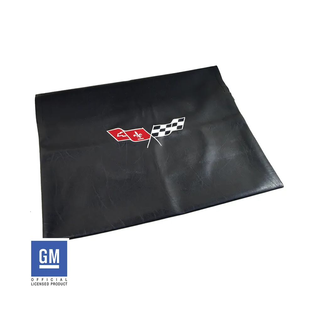 C3 1968-1982 Corvette Embroidered T-Top Bags - Black W/77-79 Logo