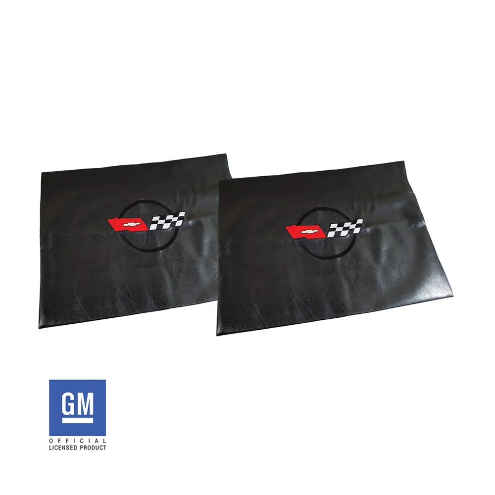 C3 1968-1982 Corvette Embroidered T-Top Bags - Black W/1982 Collector Edition Logo