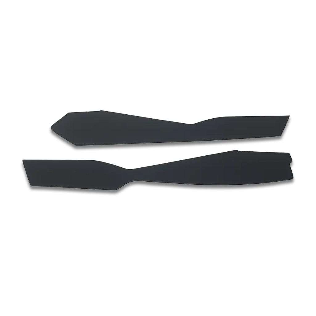 C3 1981-1982 Corvette Leather Console Side Panels - 1981 Late - Pair
