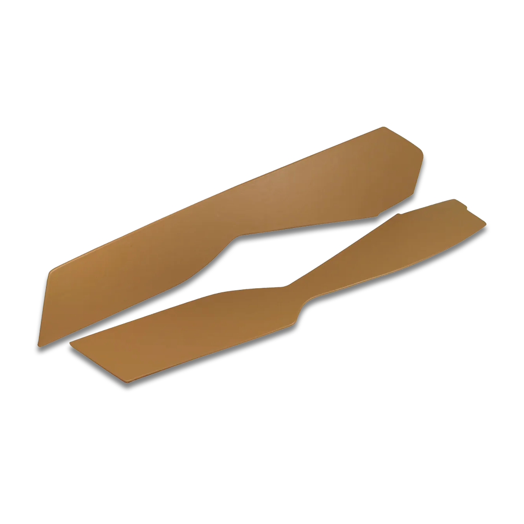 C3 1981-1982 Corvette Leather Console Side Panels - 1981 Late - Pair