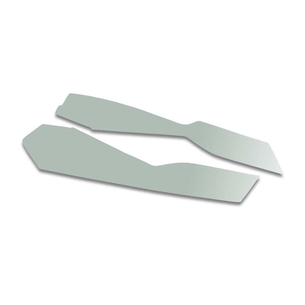 C3 1981-1982 Corvette Leather Console Side Panels - 1981 Late - Pair