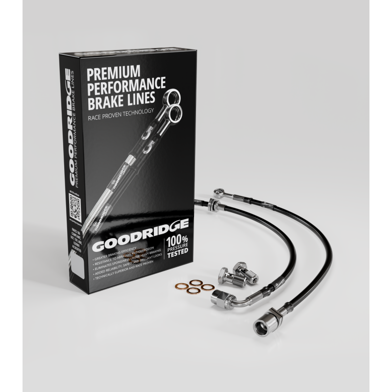 Corvette C5 Goodridge Stainless Steel Front Brake Lines 1997-2004
