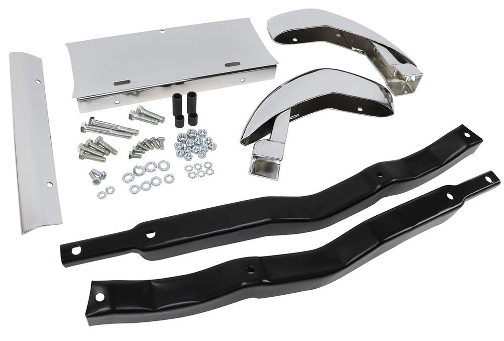 C1 1958-1960 Corvette Front License Bumper Assembly Kit