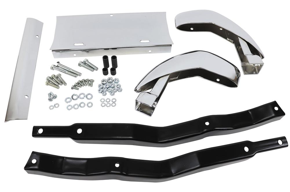C1 1961-1962 Corvette Front License Bumper Assembly Kit