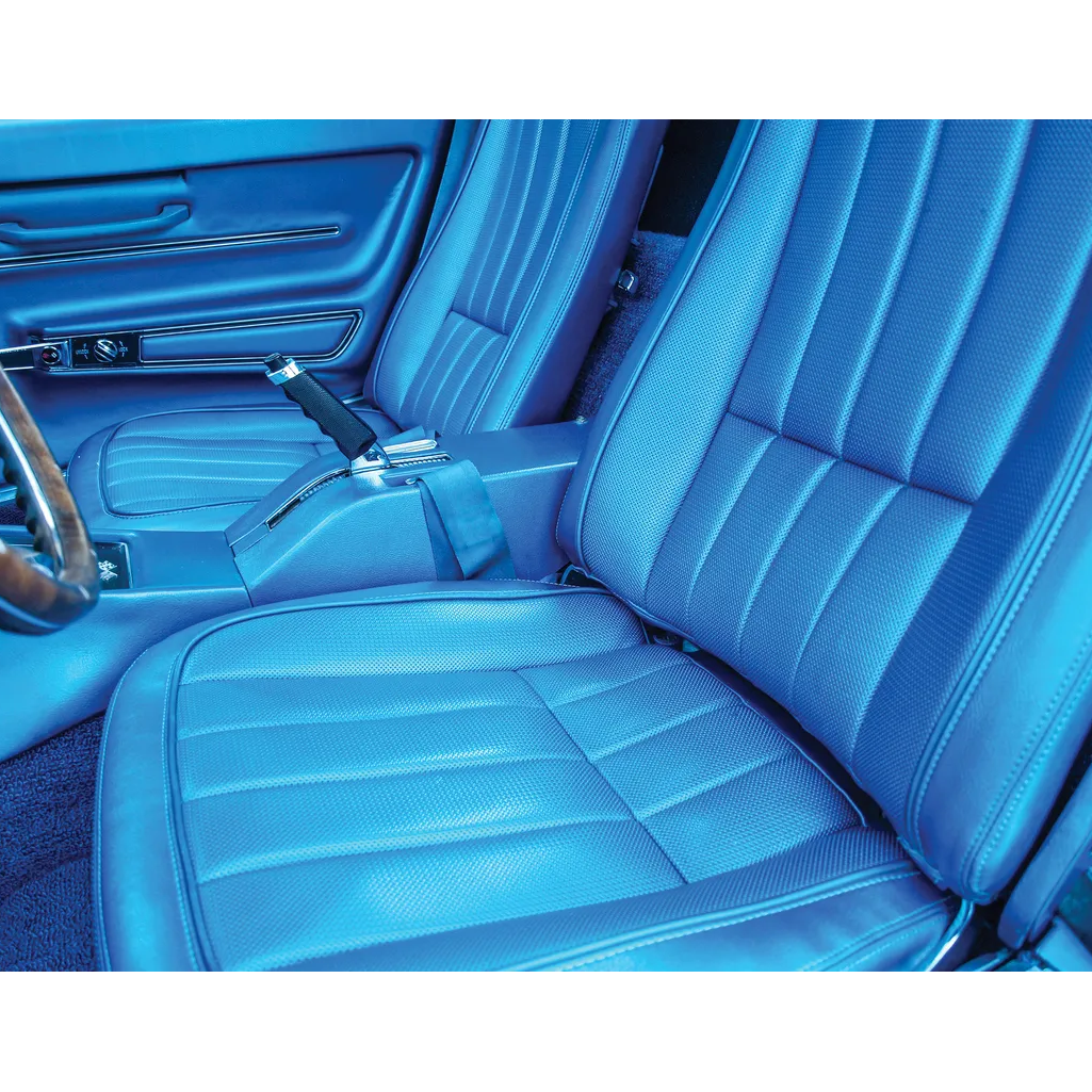 C3 1968 Corvette Mounted Seats Vinyl First Design With Headrest Bracket
