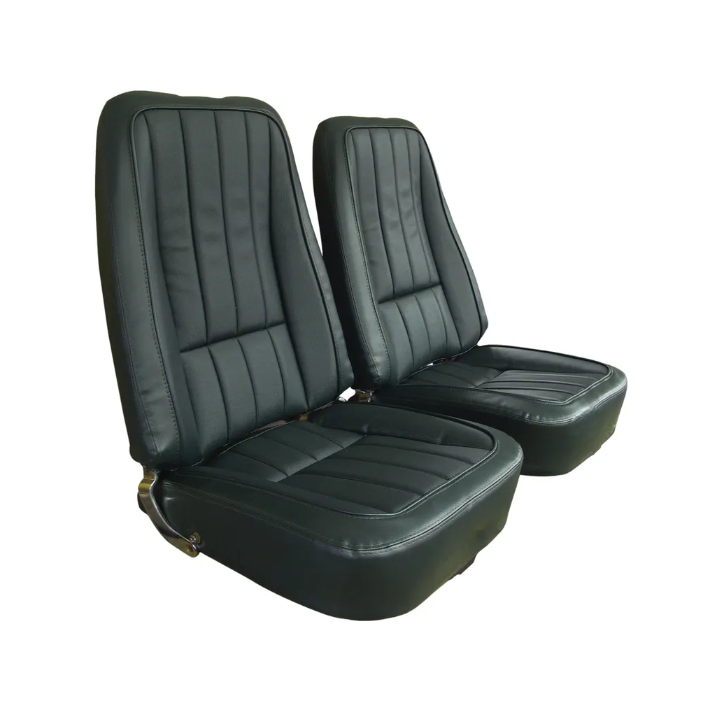 C3 1969 Corvette Mounted Seats Vinyl With Headrest Bracket