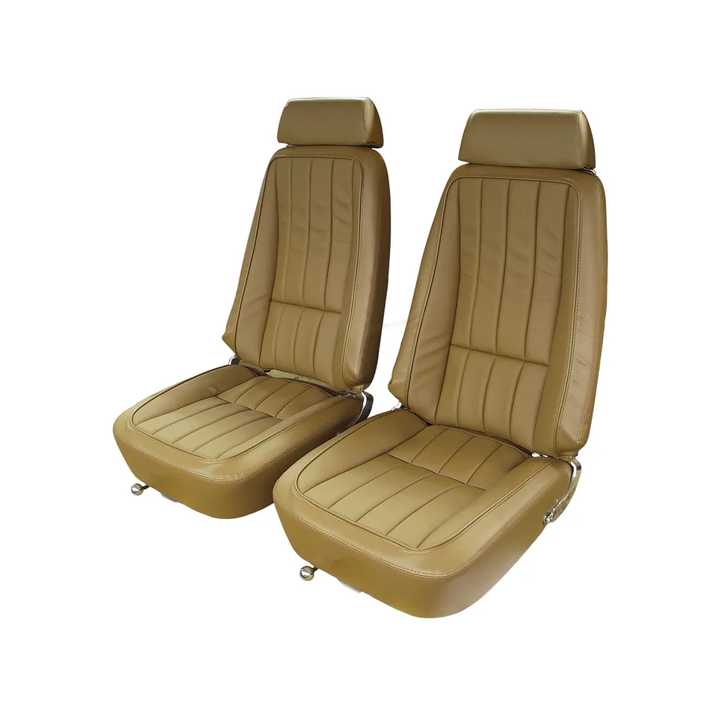 C3 1969 Corvette Mounted Seats Vinyl With Headrest Bracket