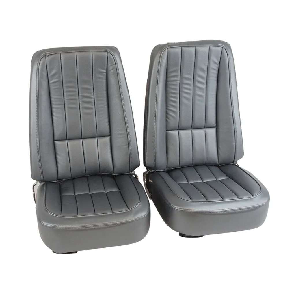 C3 1969 Corvette Mounted Seats Vinyl With Headrest Bracket