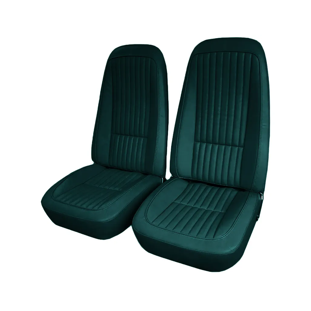 C3 1976 Corvette Mounted Seats Vinyl - Pair