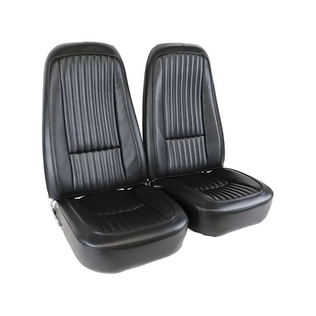 C3 1976 Corvette Mounted Seats Vinyl - Pair