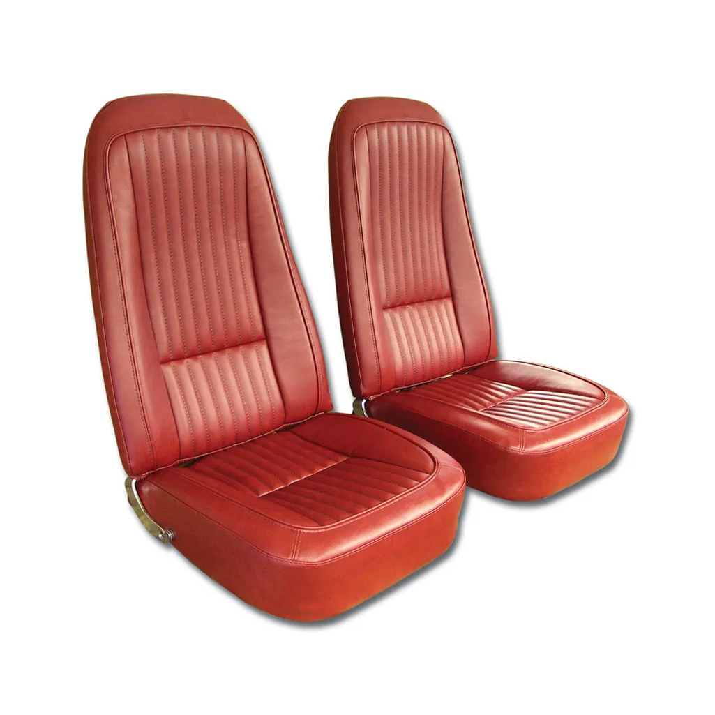 C3 1976 Corvette Mounted Seats Vinyl - Pair