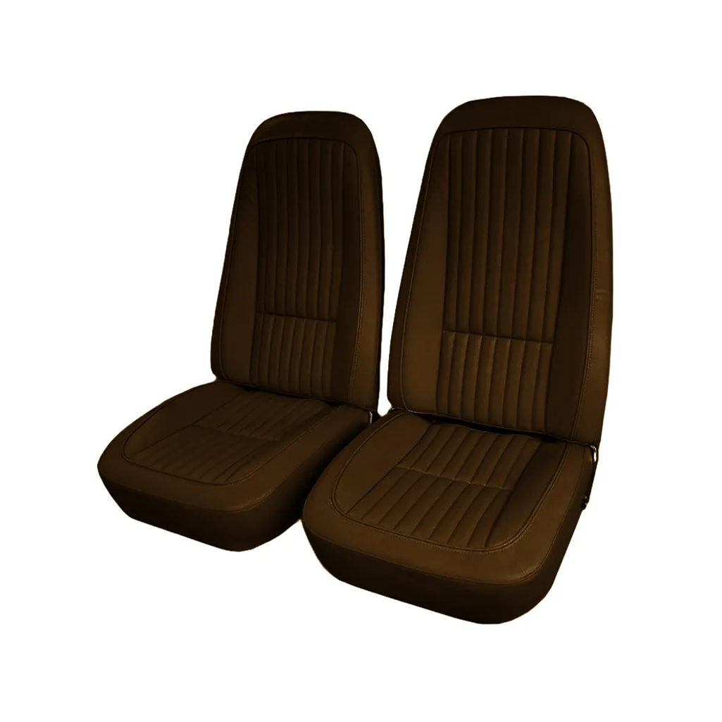 C3 1976 Corvette Mounted Seats Vinyl - Pair