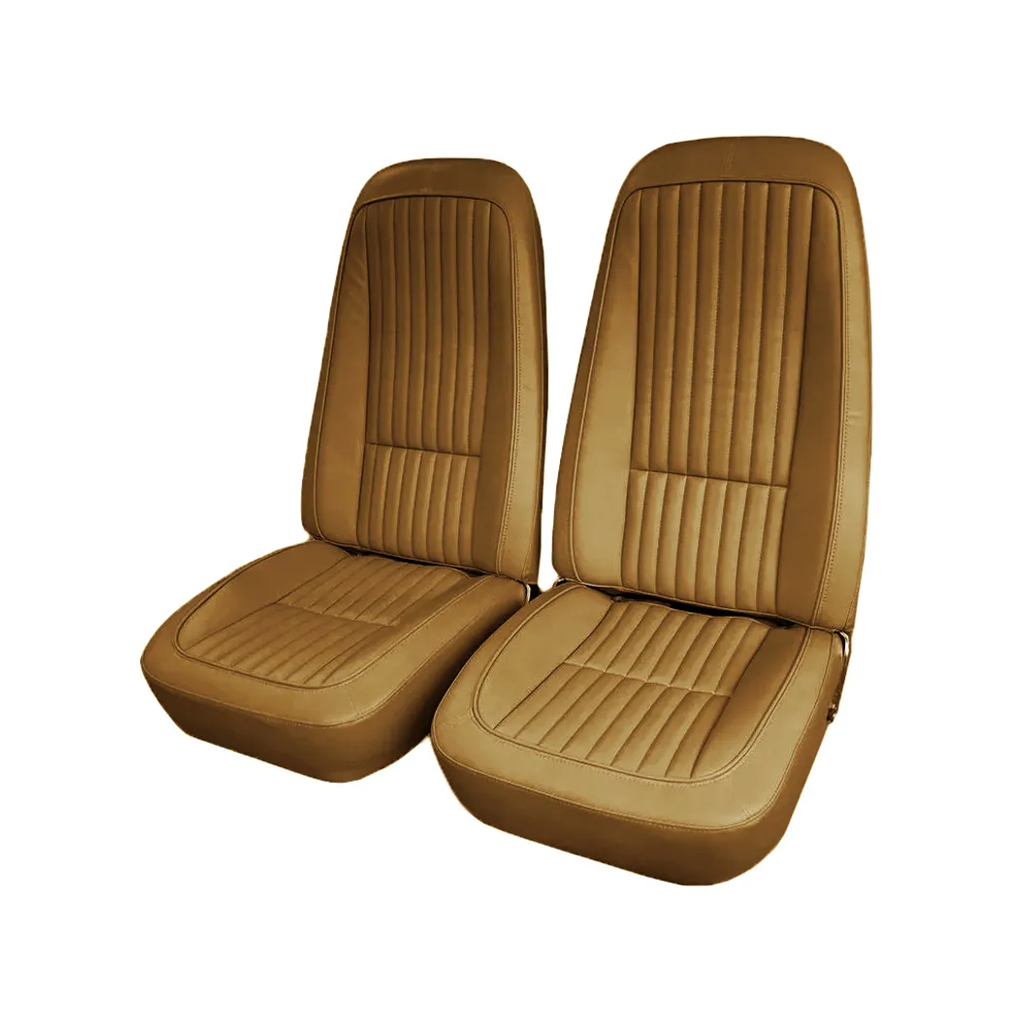 C3 1976 Corvette Mounted Seats Vinyl - Pair
