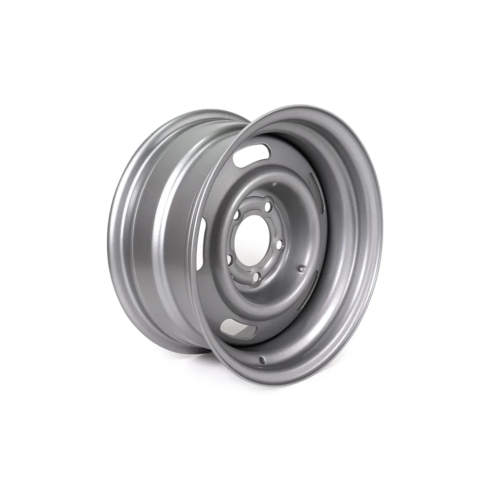 C3 1968-1968 Corvette 15"x7" Rally Wheel - OE Spec - Steel - Silver
