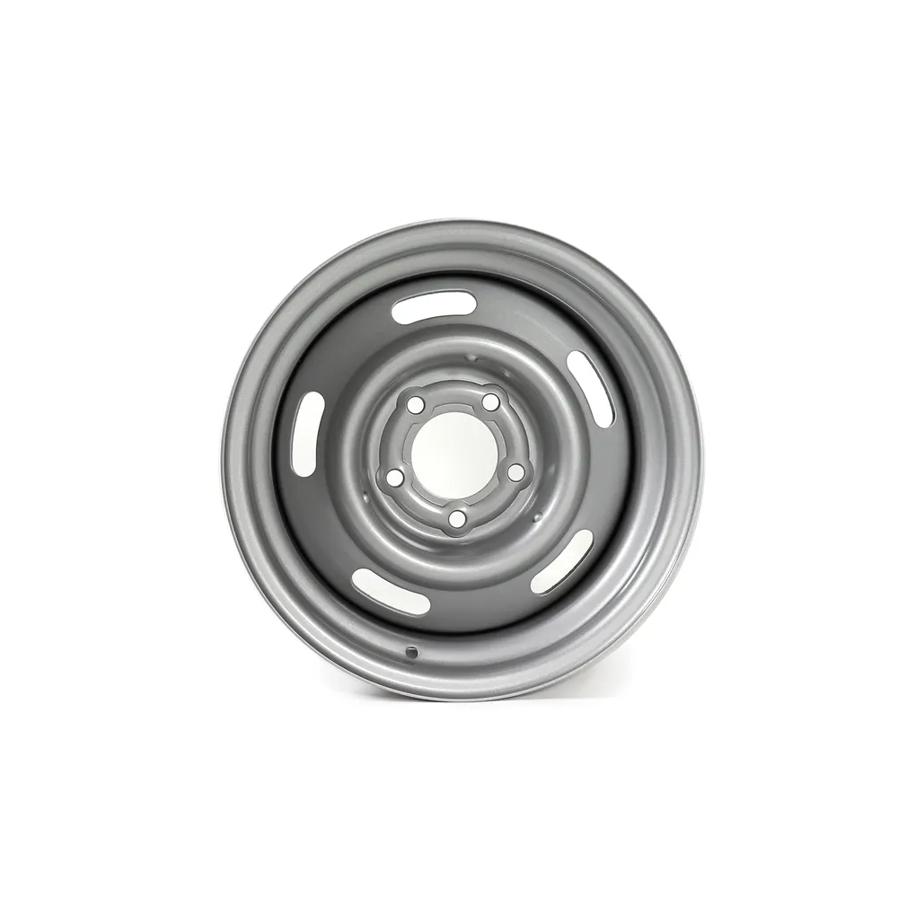 C3 1968-1968 Corvette 15"x7" Rally Wheel - OE Spec - Steel - Silver