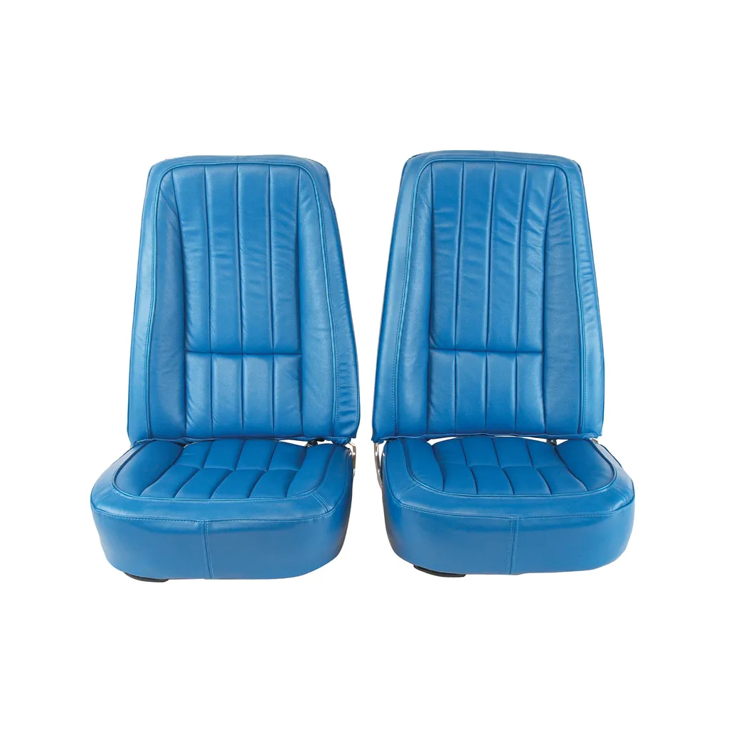 C3 1968 Corvette Leather Seat Covers - Pair