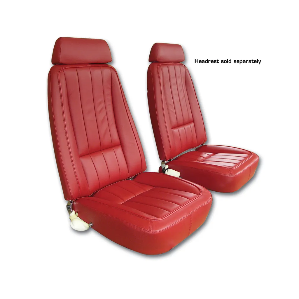 C3 1969 Corvette Leather Seat Covers - Pair