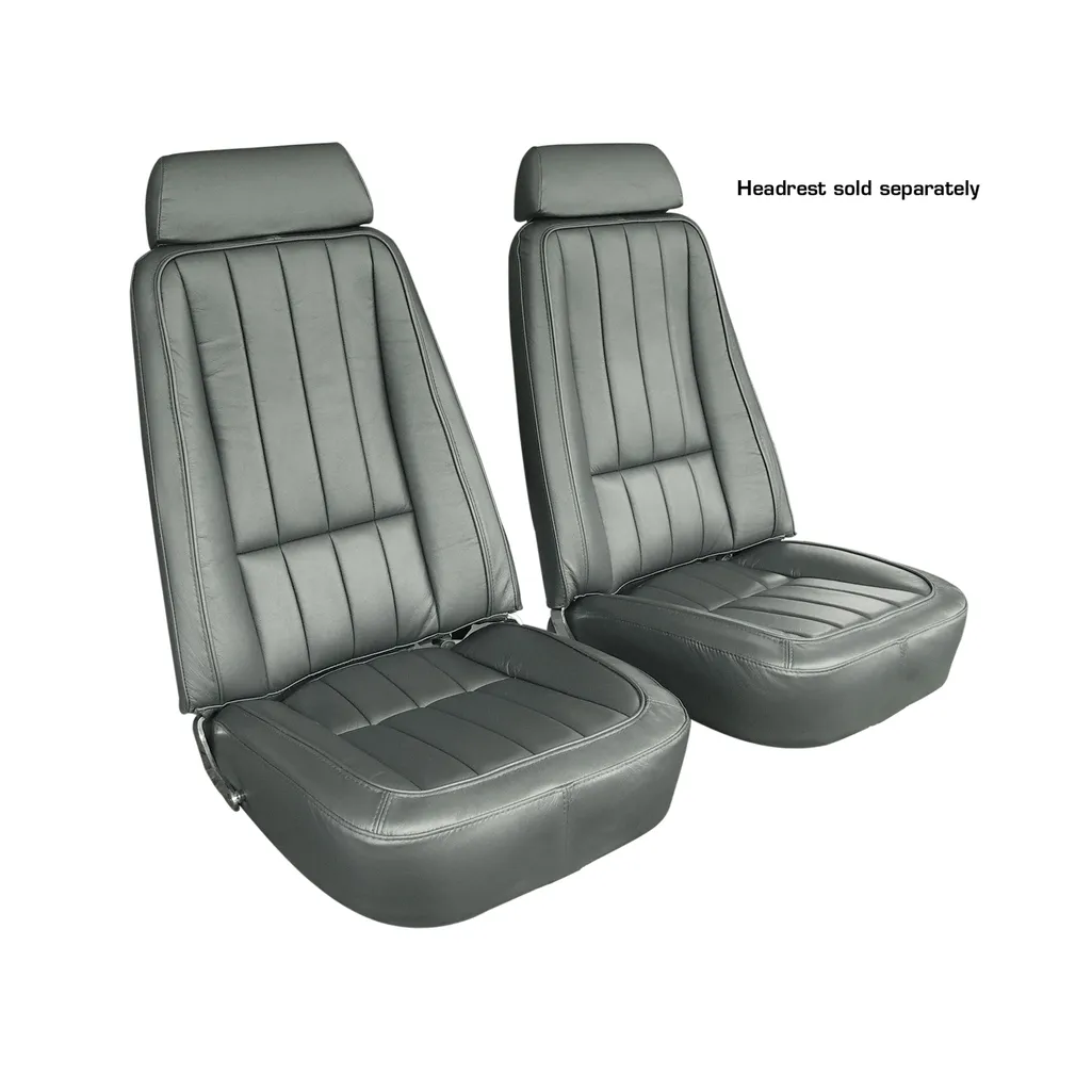 C3 1969 Corvette Leather Seat Covers - Pair