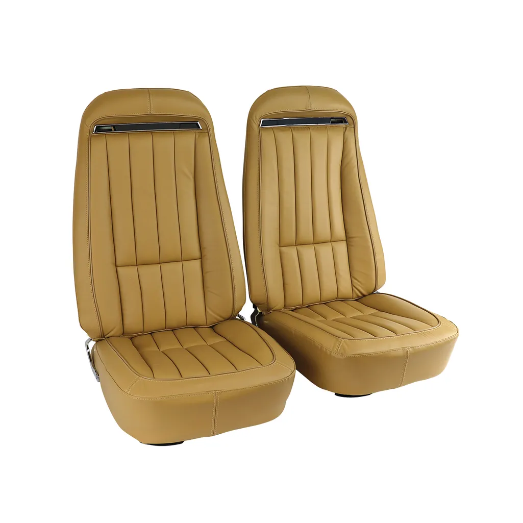 C3 1970-1971 Corvette Leather Seat Covers 100% Leather - Pair