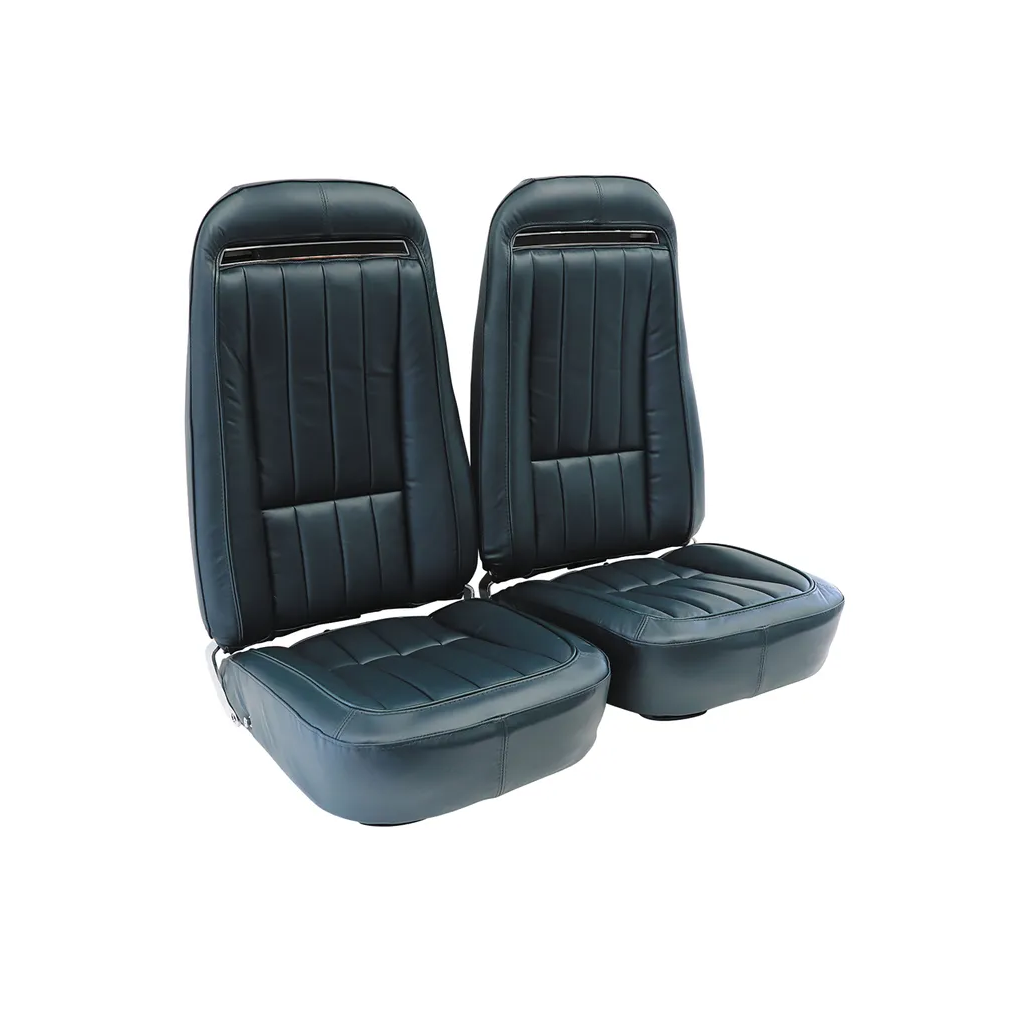 C3 1970-1971 Corvette Leather Seat Covers 100% Leather - Pair