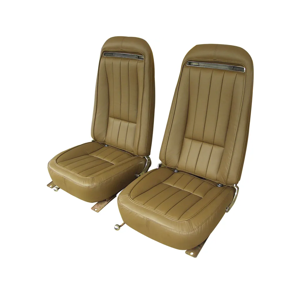C3 1970-1971 Corvette Leather Seat Covers 100% Leather - Pair