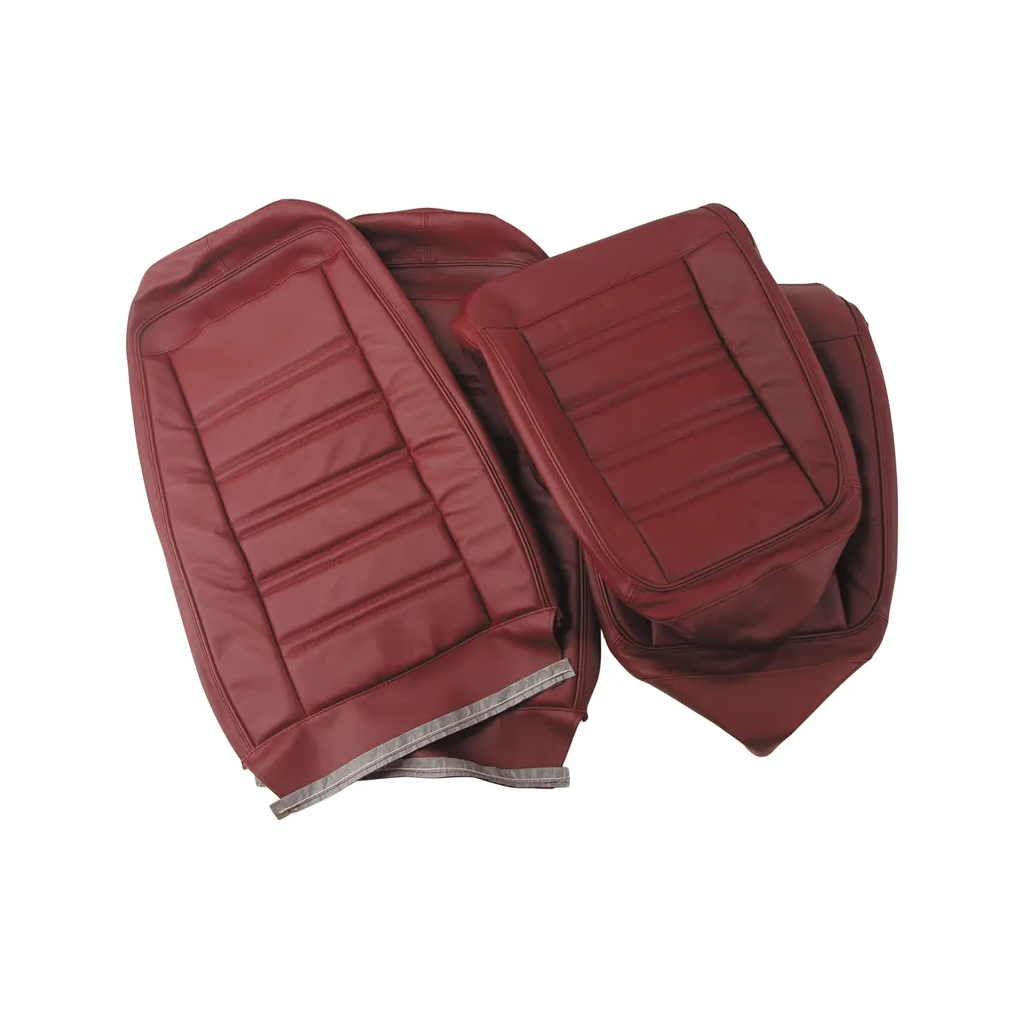C3 1973-1974 Corvette Leather Seat Covers - Leather/Vinyl Original - Pair