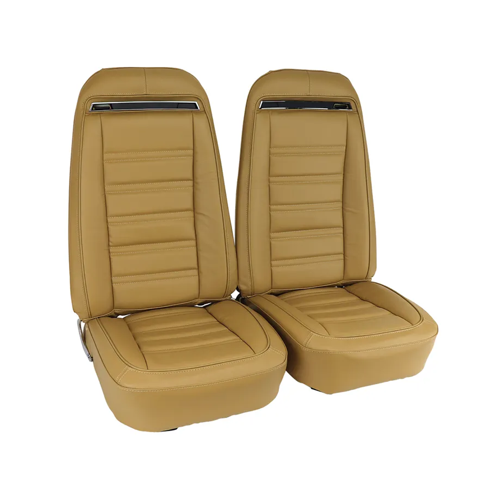 C3 1972-1974 Corvette Leather Seat Covers 100% Leather - Pair