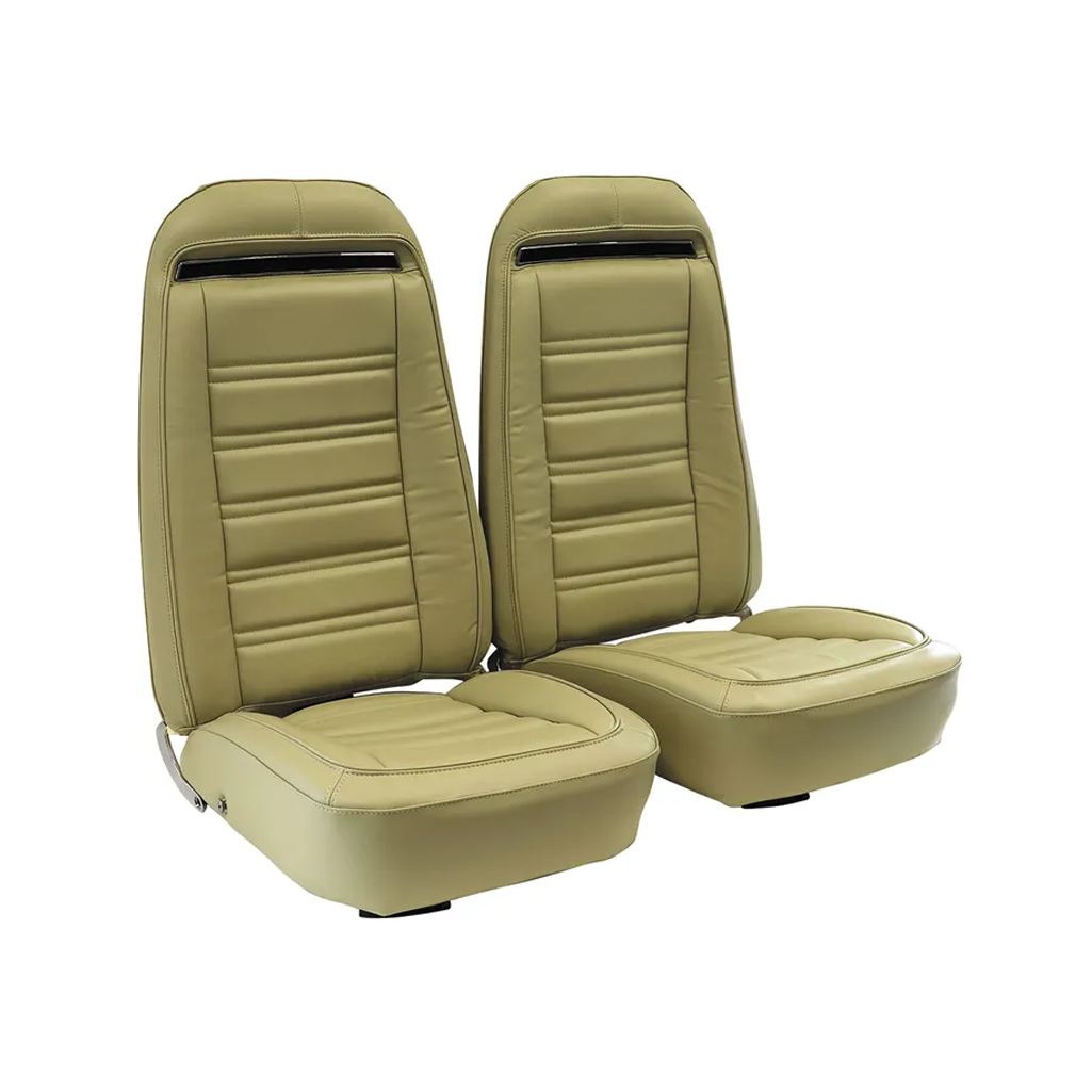 C3 1972-1974 Corvette Leather Seat Covers 100% Leather - Pair