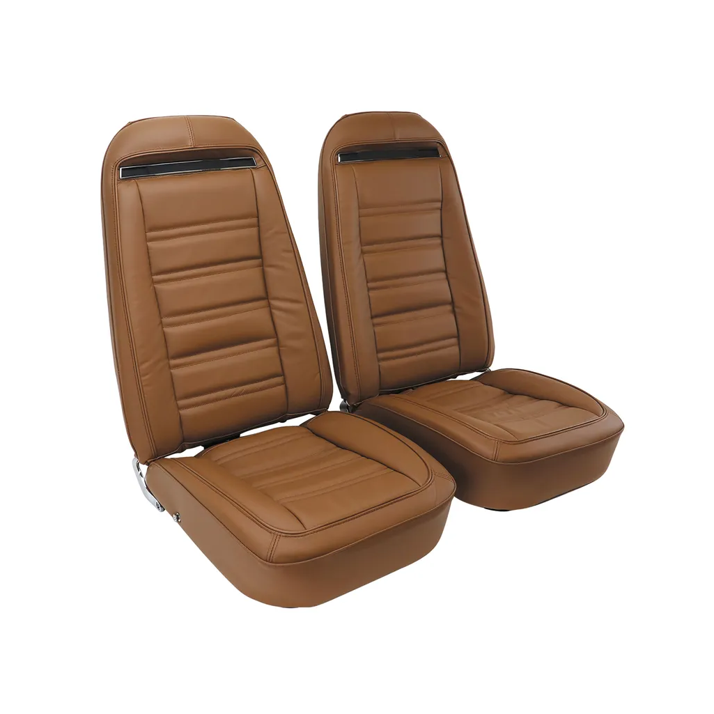 C3 1972-1974 Corvette Leather Seat Covers 100% Leather - Pair