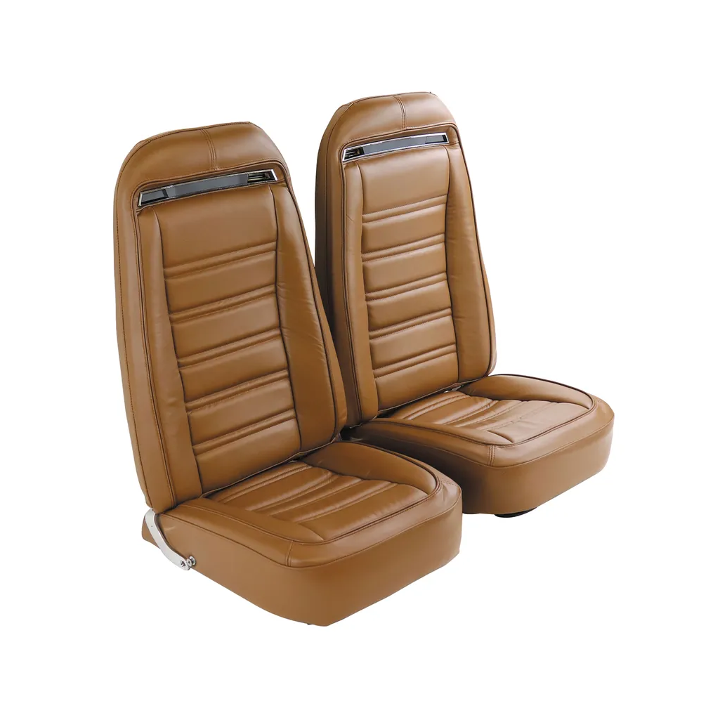 C3 1972-1974 Corvette Leather Seat Covers 100% Leather - Pair