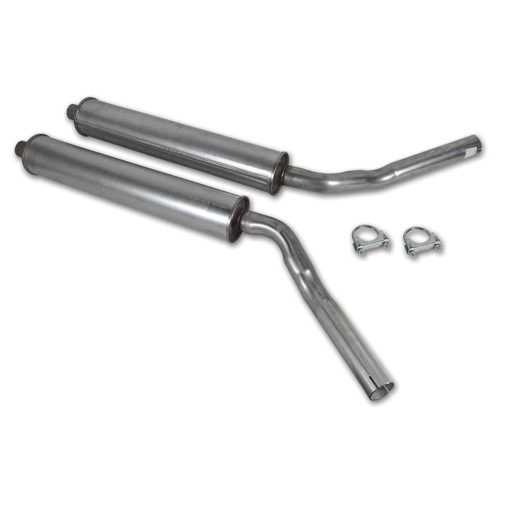 C1 1956-1962 Corvette Mufflers, Round Hi-Performance