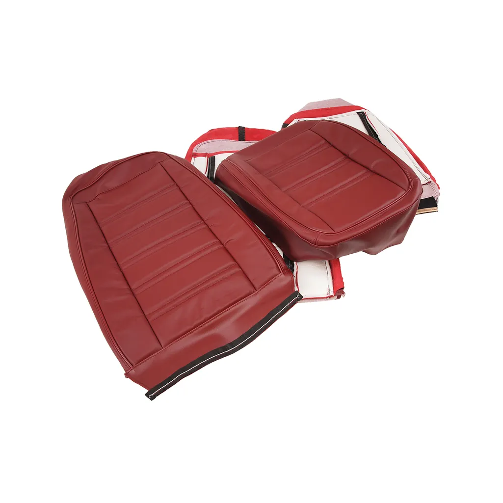 C3 1975 Corvette Leather Seat Covers - Leather/Vinyl Original - Pair
