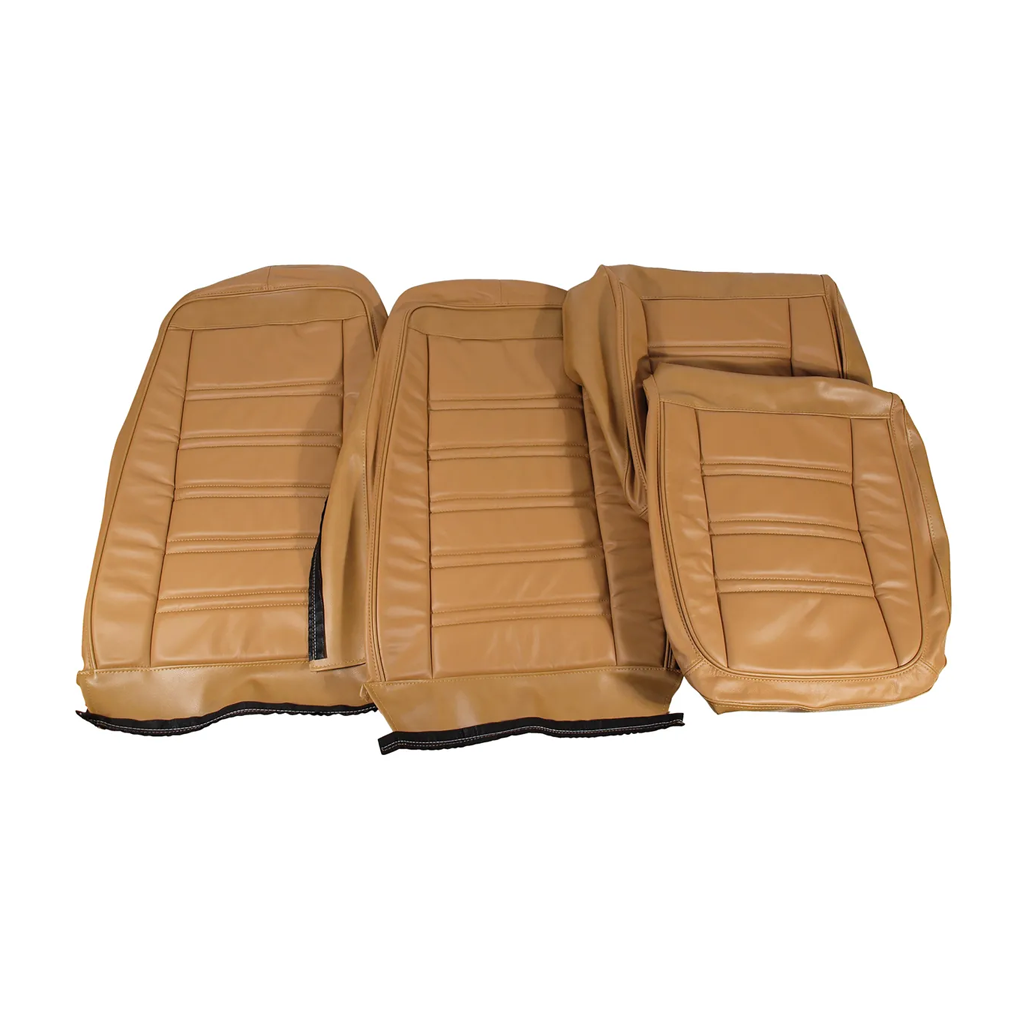 C3 1975 Corvette Leather Seat Covers - Leather/Vinyl Original - Pair