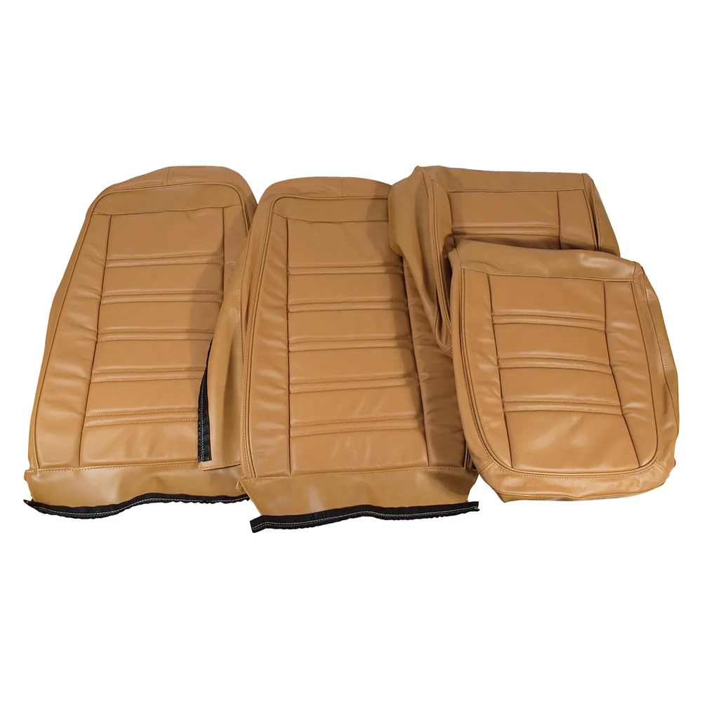 C3 1975 Corvette Mounted Seats Leather Vinyl With Shoulder Harness