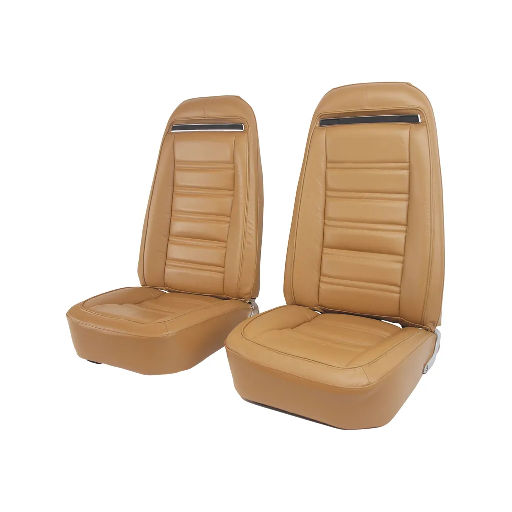 C3 1975 Corvette Leather Seat Covers 100% Leather - Pair