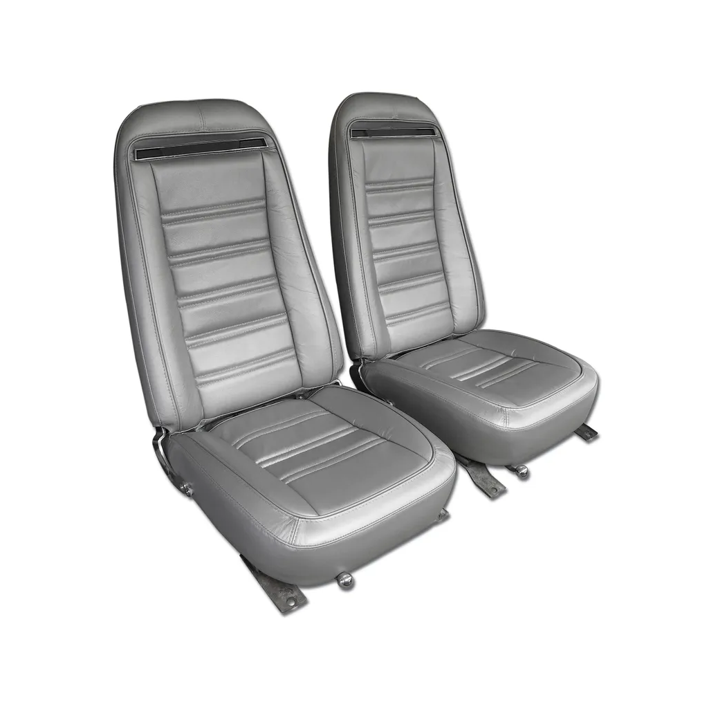 C3 1975 Corvette Leather Seat Covers 100% Leather - Pair