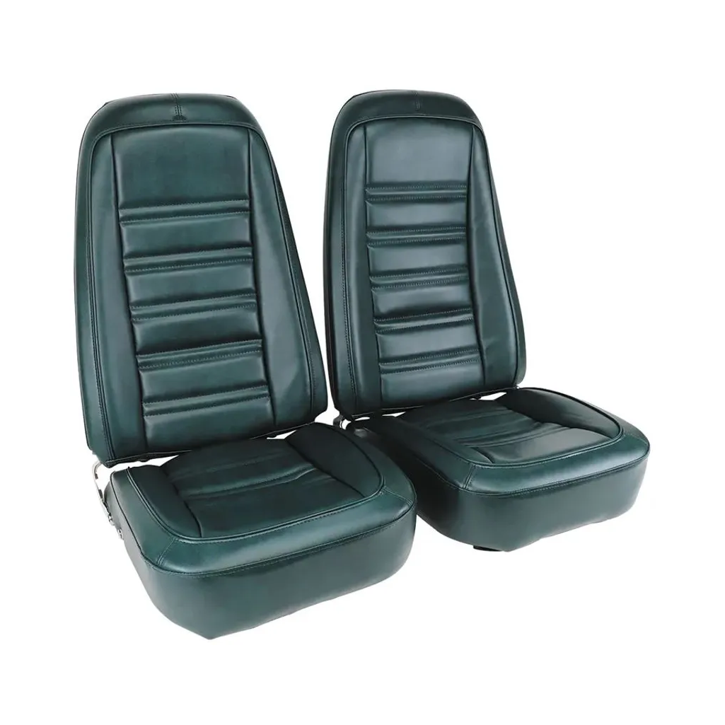 C3 1976-1978 Corvette Mounted Seats 100% Leather - Pair