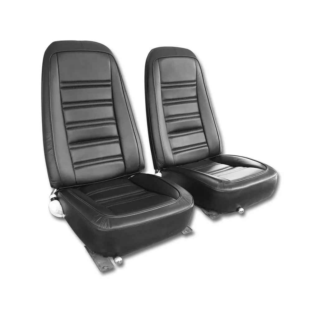 C3 1976-1978 Corvette Leather Seat Covers 100% Leather - Pair