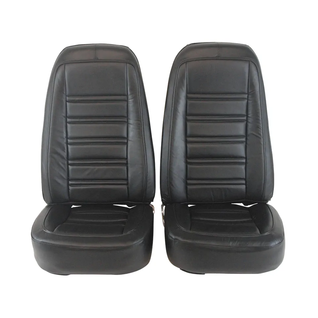 C3 1976-1978 Corvette Mounted Seats 100% Leather - Pair