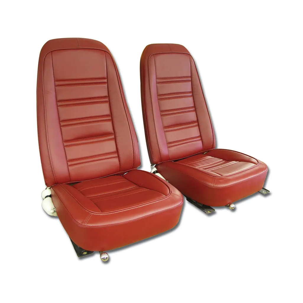 C3 1976-1978 Corvette Leather Seat Covers 100% Leather - Pair