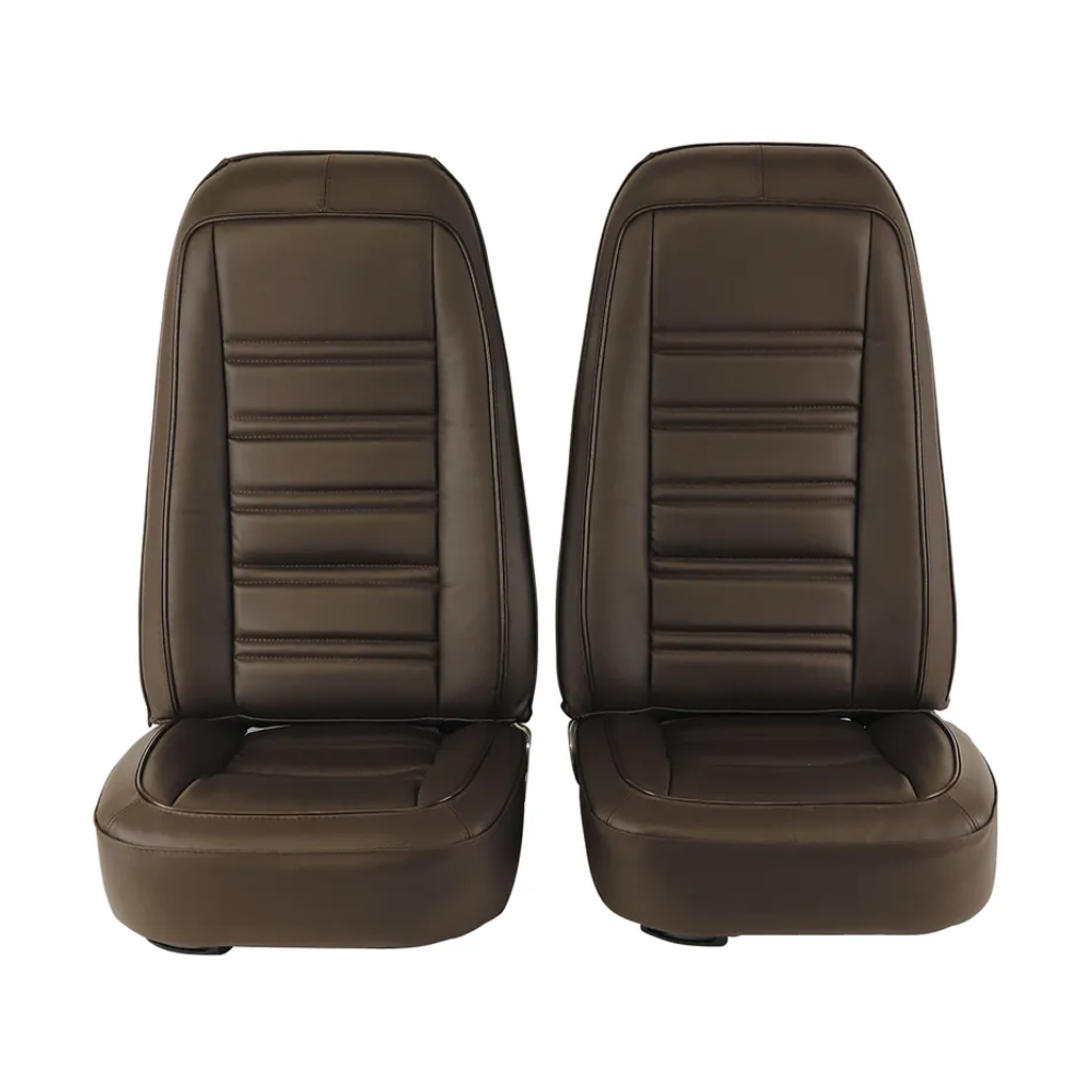 C3 1976-1978 Corvette Mounted Seats 100% Leather - Pair